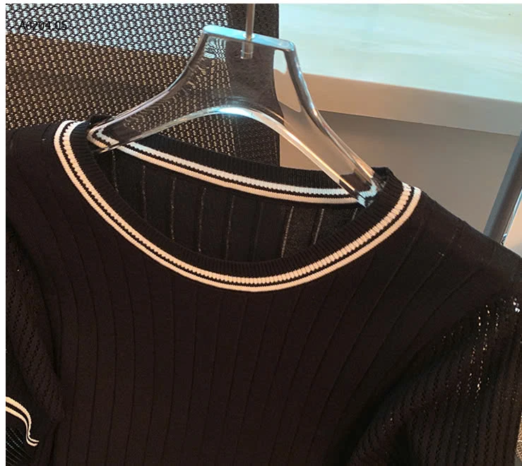 ÁO LEN DỆT KIM CỘC TAY NỮ-sỉ 137k