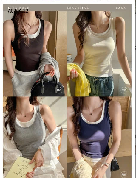 ÁO BA LỖ THỜI TRANG NỮ -sỉ 92k