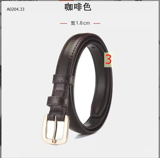 SET 2 THẮT LƯNG DA NỮ-sỉ 57k/set 2c chọn màu