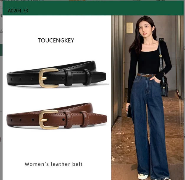 SET 2 THẮT LƯNG DA NỮ-sỉ 57k/set 2c chọn màu