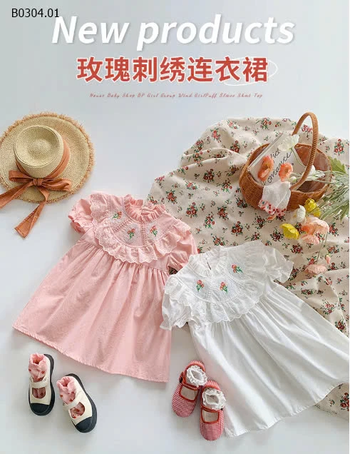 VÁY THÔ HỌA TIẾT DỄ THƯƠNG-sỉ 158k