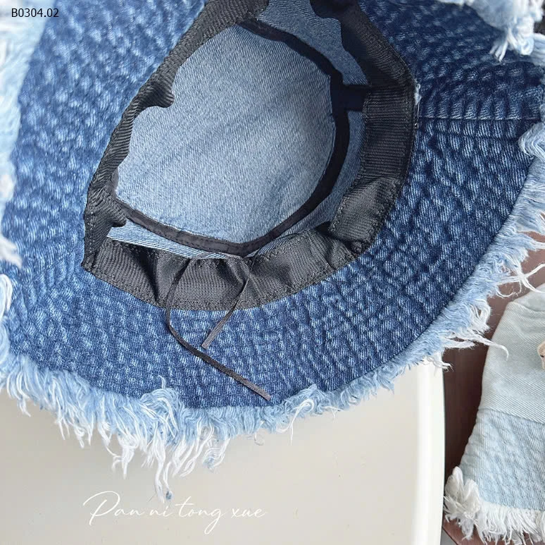 BUCKET JEANS GẮN THỎ-sỉ 118k