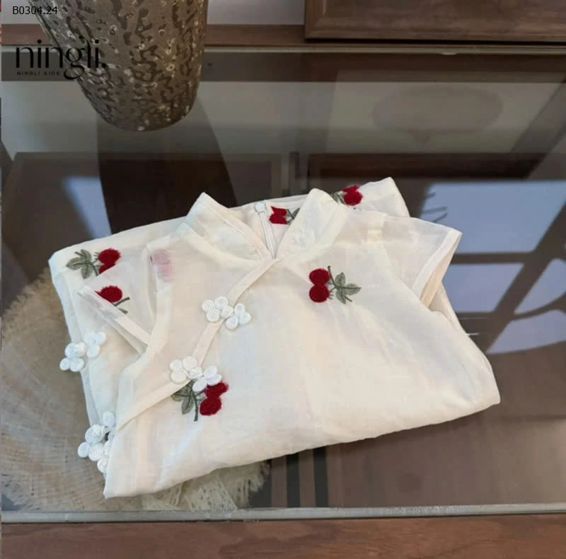 VÁY SƯỜN XÁM CHO BÉ GÁI-sỉ 130k