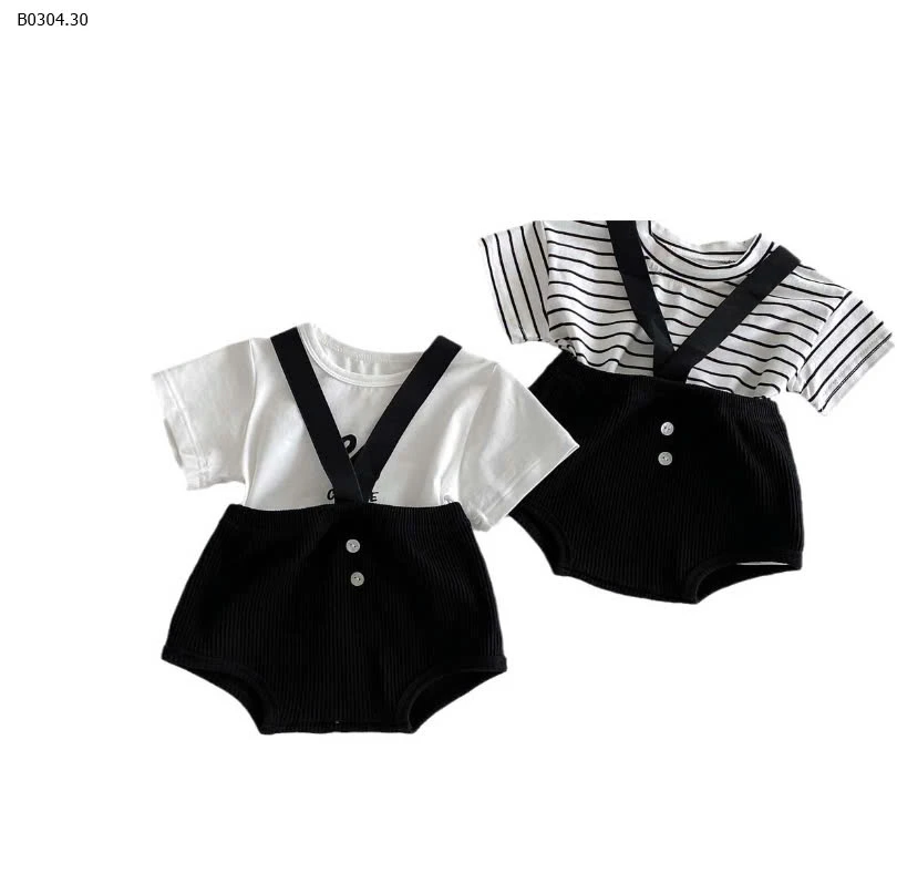 SET QUẦN YẾM MIX ÁO THUN CHO BÉ-sỉ 133k