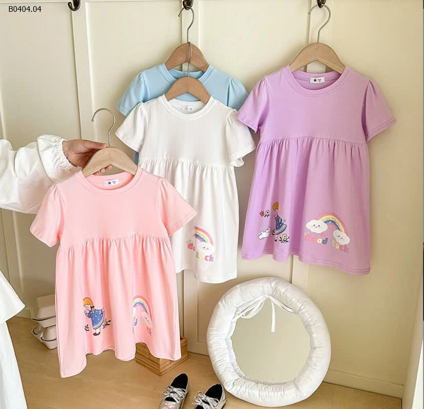 VÁY BÉ GÁI CUTE -sỉ 108k