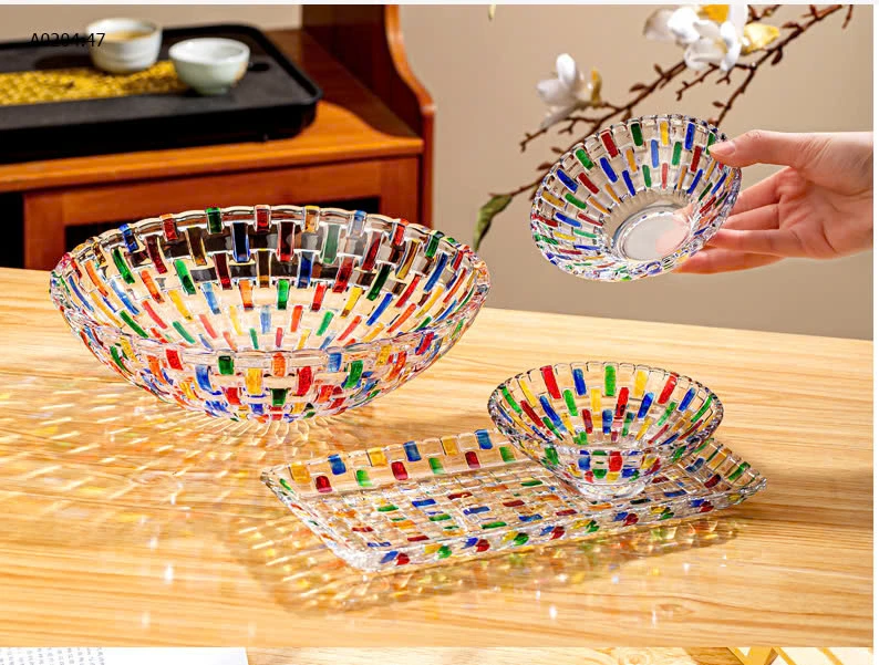 Set 2 bát 1 khay cầu vồng -sỉ 135k