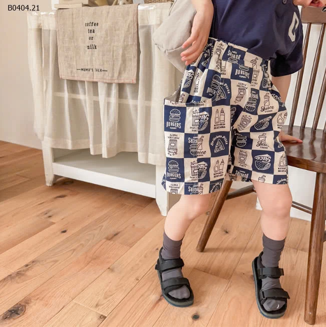 SHORT THÔ FAST FOOD ADBABY-sỉ 143k