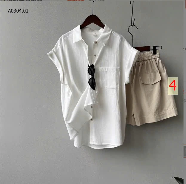 SƠ MI TAY HẾN TÚI NGỰC-sỉ 134k