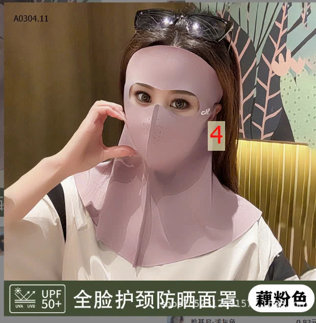 KHẨU TRANG CHỐNG NẮNG TOÀN MẶT CHO NỮ-sỉ 32k