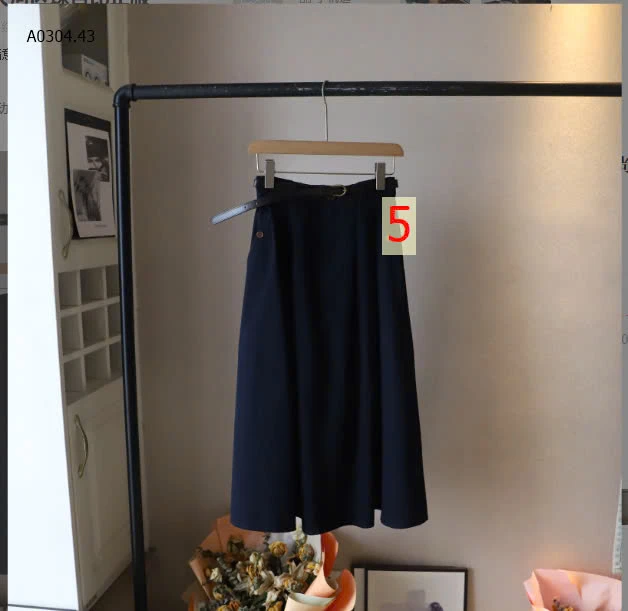 CHÂN VÁY LƯNG CAO  XẾP LY CHO NỮ-sỉ 198k