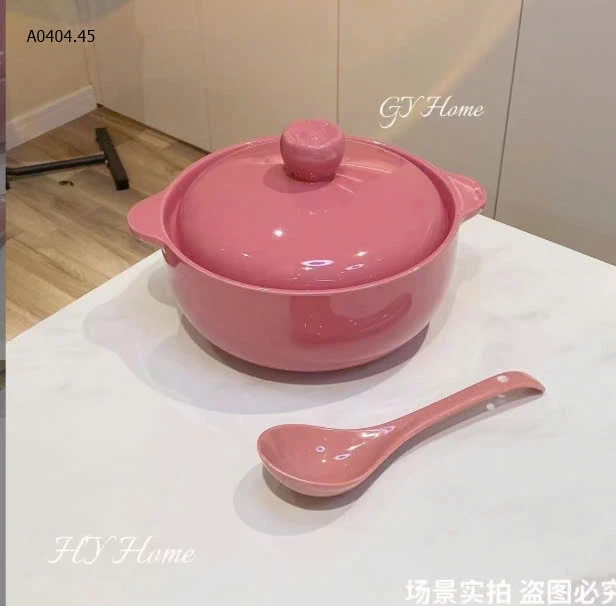 Bát kèm nắp + thìa cùng màusỉ 183k
