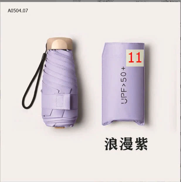 Ô MINI CHỐNG TIA CỰC TÍM  -  -sỉ 71k