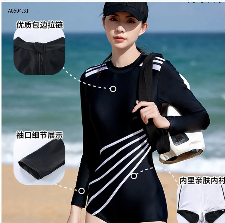 BỘ BƠI LIỀN THÂN TAY DÀI CAO CẤPsỉ 345k