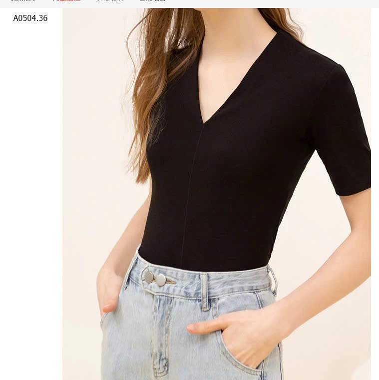 ÁO CỔ V CANVAUS CHO NỮ -sỉ 140k