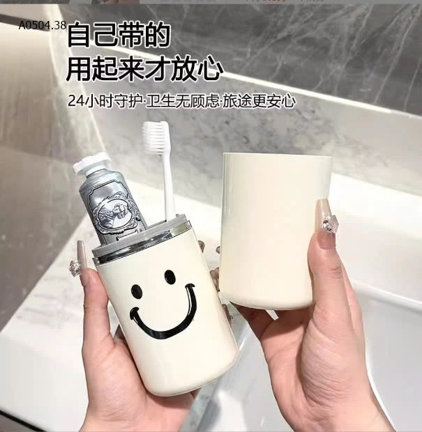 CỐC ĐỰNG BÀN CHẢI 2 TRONG 1sỉ 45k