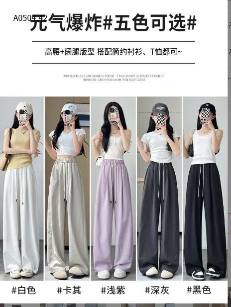 QUẦN ỐNG RỘNG NỮ CẠP CHUN -sỉ 100k