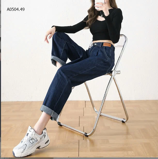 QUẦN JEAN BAGGY CẠP CHUN NỮ-sỉ 144k