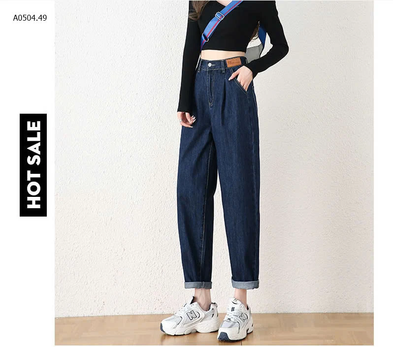 QUẦN JEAN BAGGY CẠP CHUN NỮ-sỉ 144k