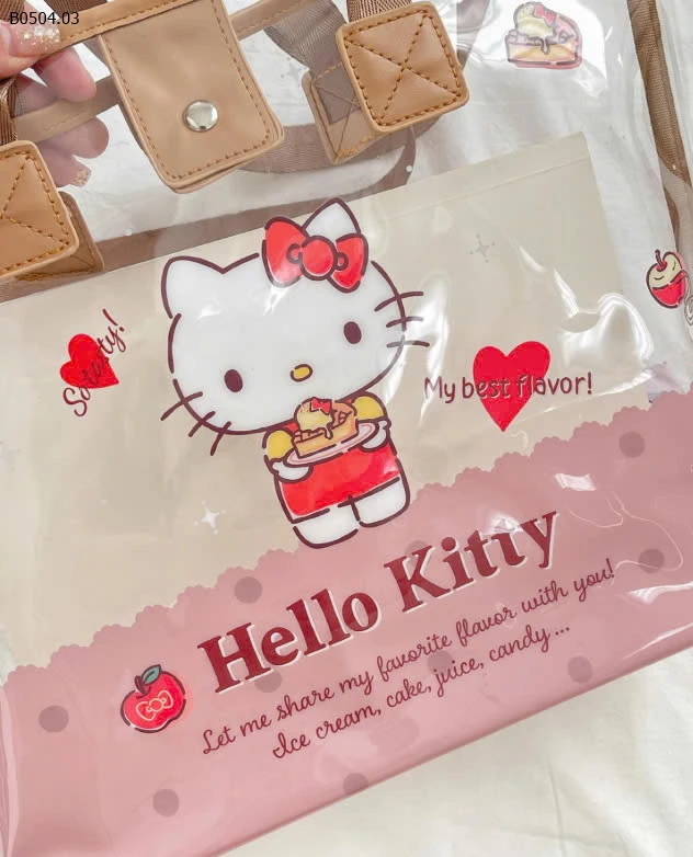 Túi trong họa tiết hoạt hình-sỉ 92k