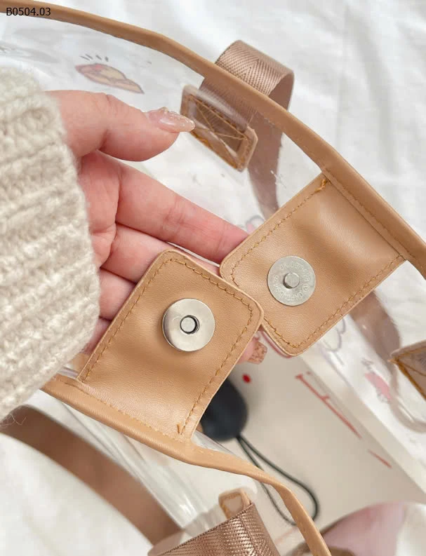 Túi trong họa tiết hoạt hình-sỉ 92k