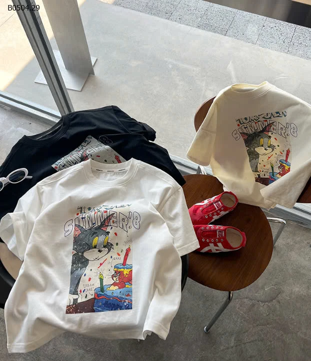 ÁO PHÔNG AMBB BÉ TRAI-sỉ Sz 90-150 : 111k                   Sz 160 : 120k