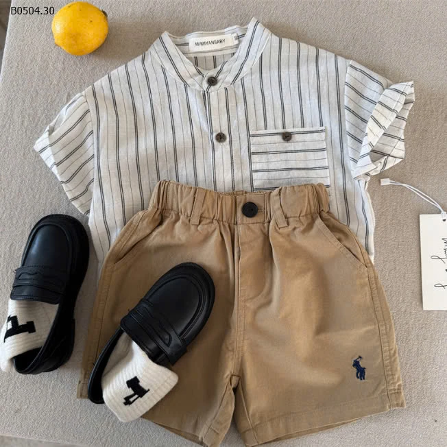 Sơ mi cộc tay túi ngực MMY -sỉ 146k