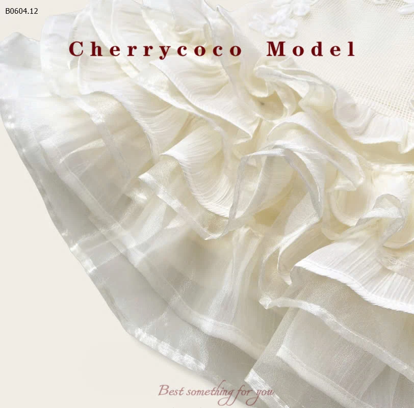 VÁY CÔNG CHÚA BÉ GÁI CHERRY COCO-sỉ 222k