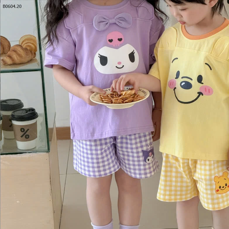 BỘ MẶC NHÀ CHO BÉ-sỉ 109k