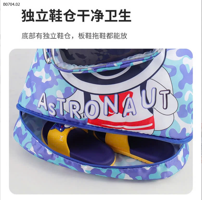 TÚI ĐỰNG ĐỒ BƠI, THỂ THAO CHO BÉ YÊU -sỉ 63k