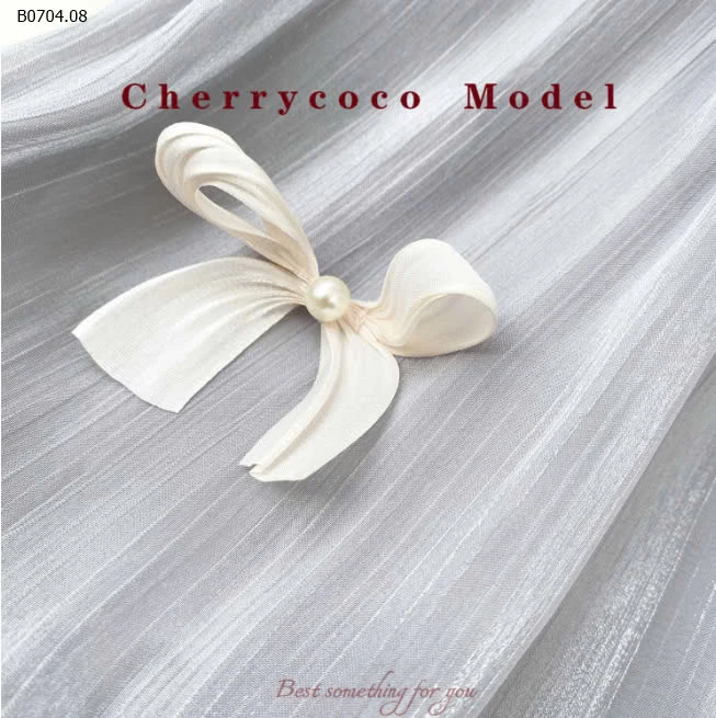 VÁY BÍ PHỐI NƠ CHERRYCOCO CHO BÉ-sỉ 195k