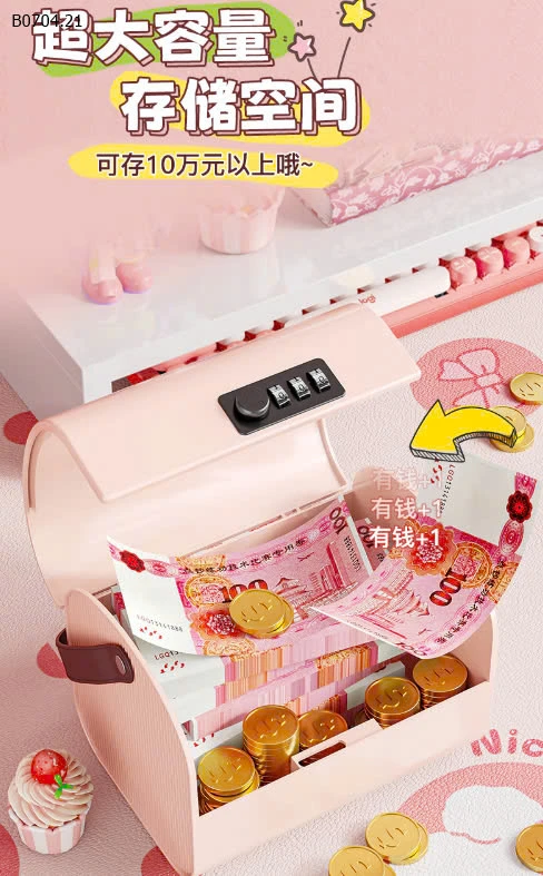 HỘP TIẾT KIỆM KHÓA  MẬT KHẨU -sỉ 148k