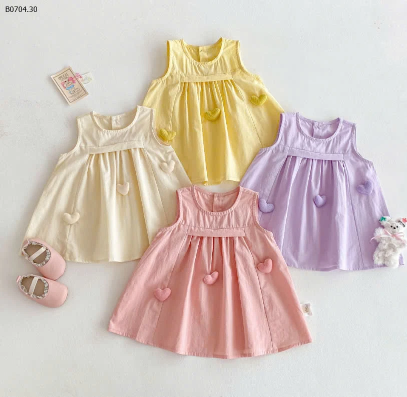 VÁY SÁT NÁCH TIM CHO BG -sỉ 115k