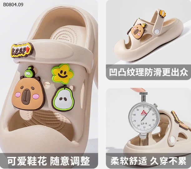 Dép trẻ em Youtiao Capibara -sỉ 89k