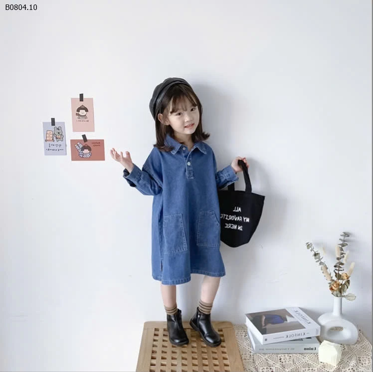 VÁY DENIM BÉ GÁI  -sỉ 128k