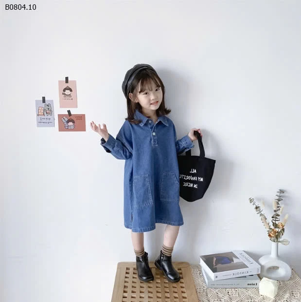 VÁY DENIM BÉ GÁI  -sỉ 128k