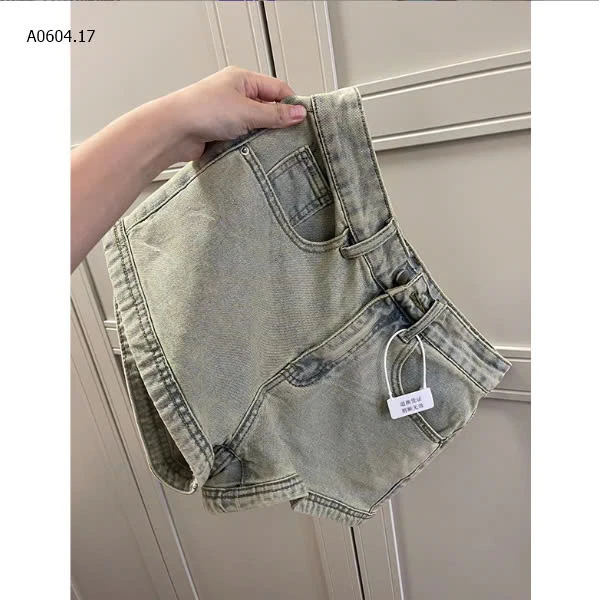 SHORT JEANS NGẮN TÚI KHÓA SAU-sỉ 129k