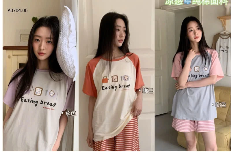 BỘ MẶC NHÀ CỘC TAY CHO NỮ-sỉ 173k