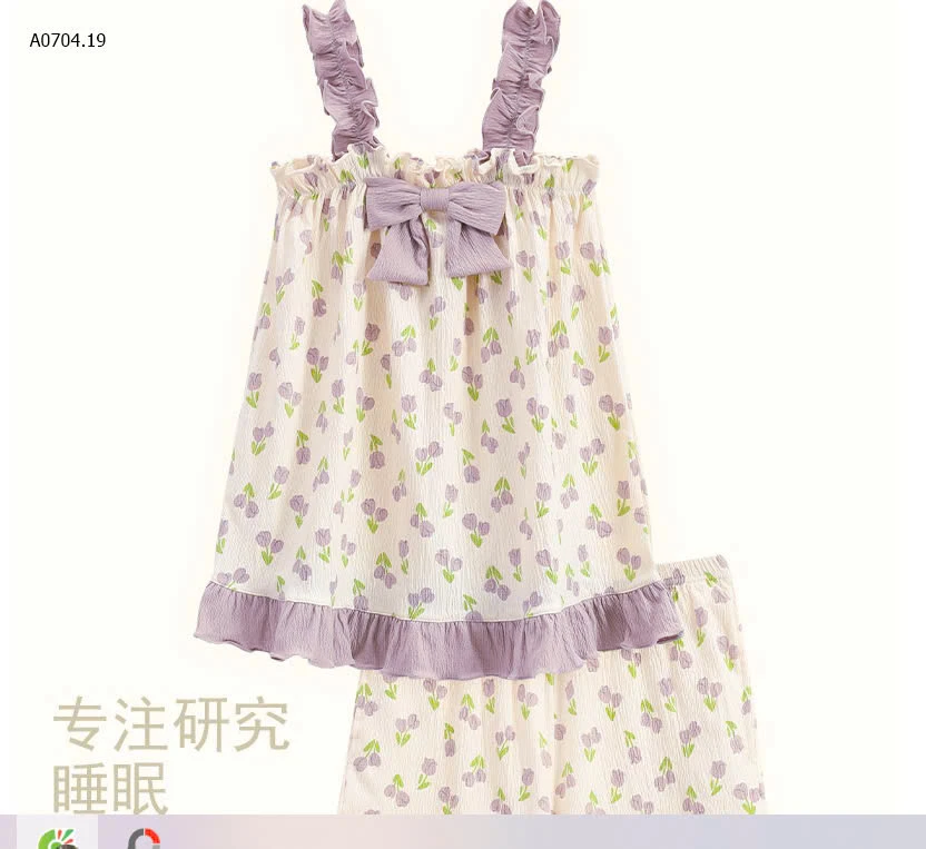 BỘ 2 DÂY MẶC NHÀ KÈM BRA-sỉ 135k