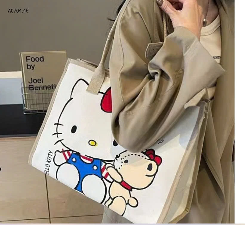 TÚI TOTE HELLO KITTY -sỉ 65k