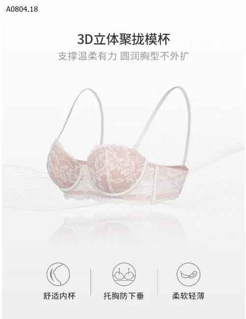 ÁO LÓT REN CÚP NGỰC QUẢ NGANG, CÓ GỌNG ĐỆM MỎNG NỮ -sỉ 77k