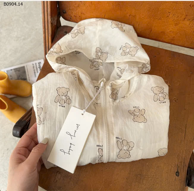 ÁO KHOÁC GẤU CHO BÉ-sỉ 175k