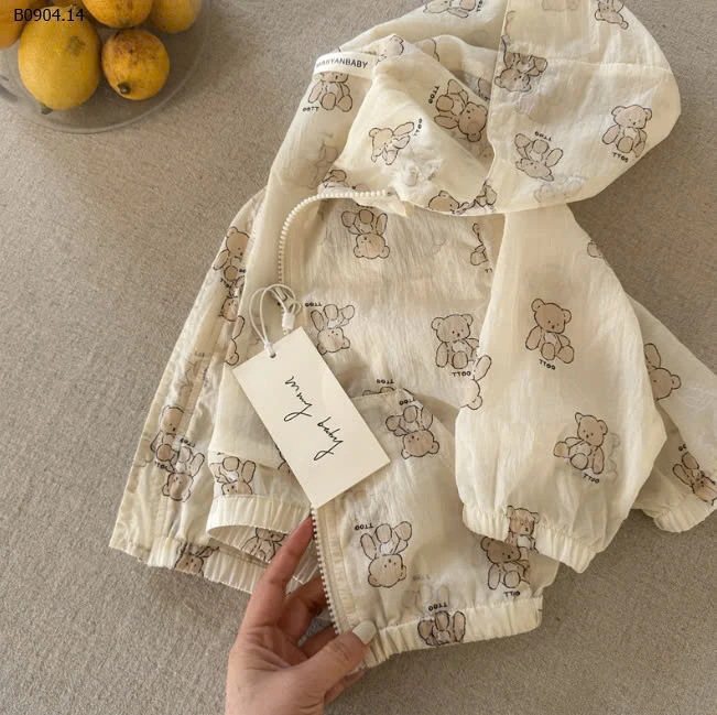 ÁO KHOÁC GẤU CHO BÉ-sỉ 175k