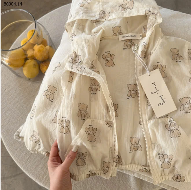 ÁO KHOÁC GẤU CHO BÉ-sỉ 175k