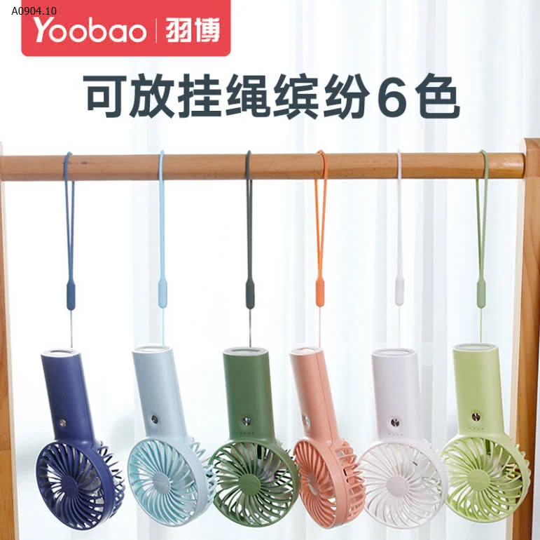 QUẠT TÍCH ĐIỆN CẦM TAY YOOBAO -sỉ 160k
