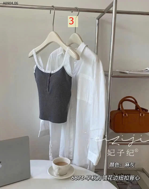 ÁO 2 DÂY VIỀN REN CHO NỮ -sỉ 75k