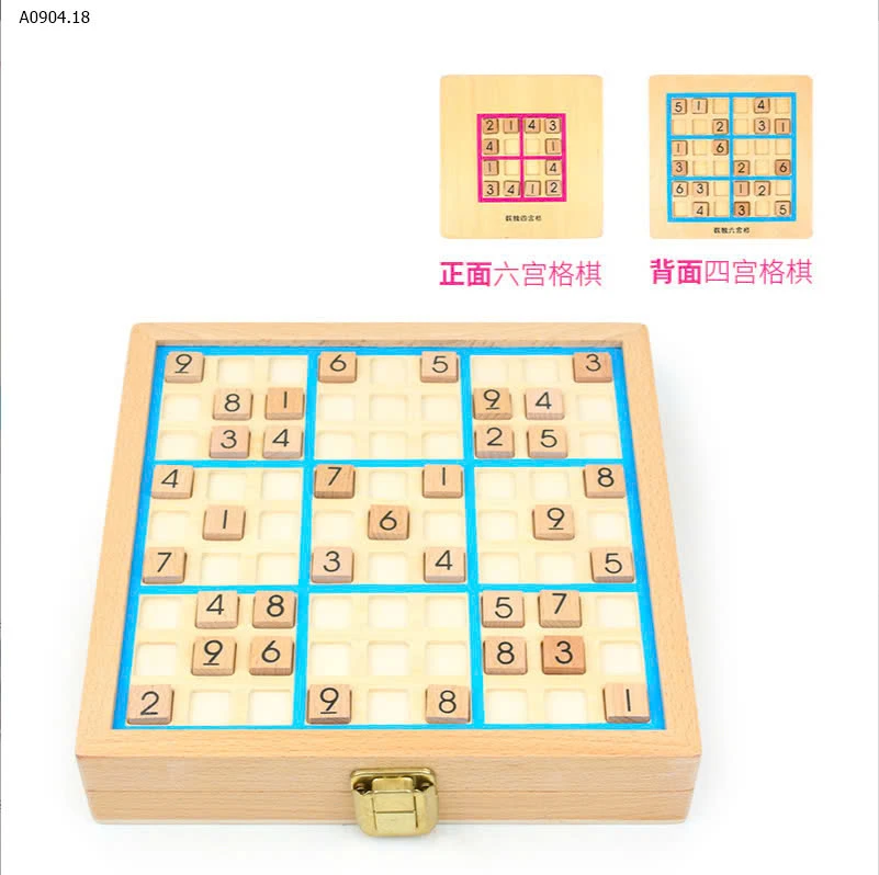 BỘ SODOKU HỘP GỖ -sỉ 175k
