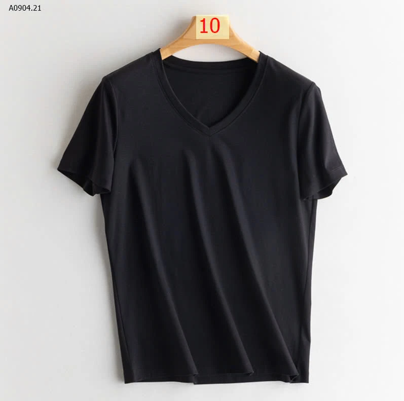 ÁO THUN TENCEL TRƠN CỔ TIM - CỔ TRÒN-sỉ 100k