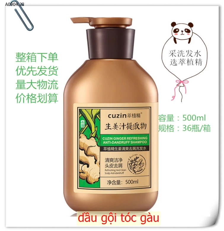 DẦU GỘI GỪNG CUZIN -sỉ 90k