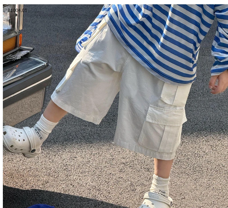 QUẦN SHORT LỬNG TÚI HỘP BÉN  - si 165k