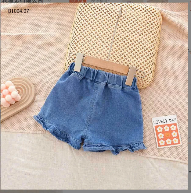 QUẦN SOOC VIỀN BÈO BÉ GÁI- sỉ 74k